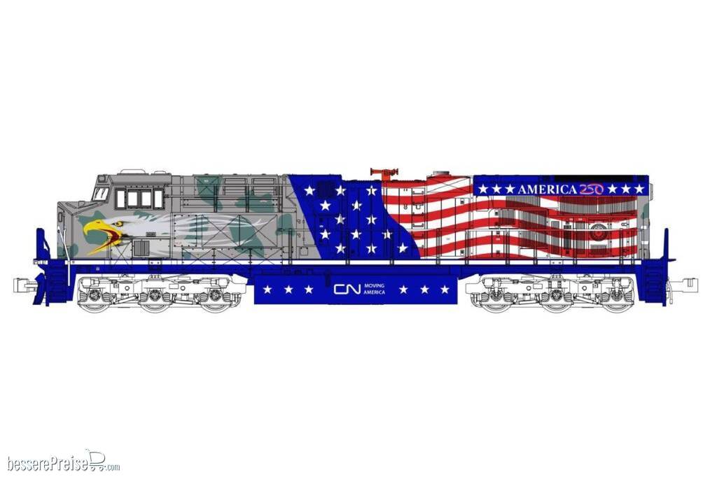 Diesellok GE ES44AC CN, Ep.VI, #1776, Screaming Eagle
