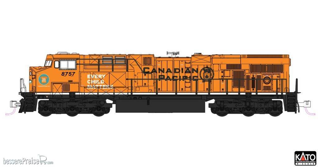 Diesellok GE ES44AC CP, Ep.VI, #8757, Every Child matters
