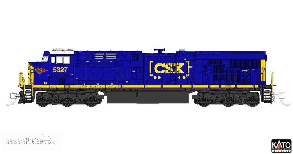 Diesellok GE ES40DC CSX, Ep.VI, #5327, WM Logo