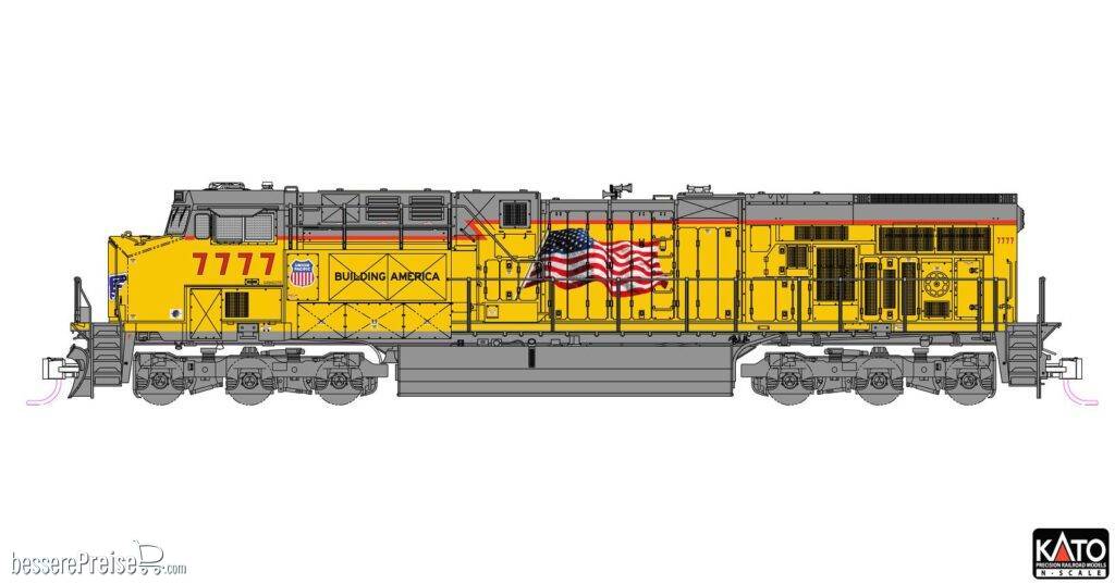 Diesellok GE ES44AC UP, Ep.VI, #7777, Building America