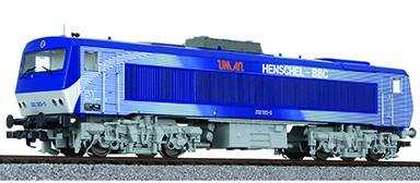 DE2500 blau-silber, AC