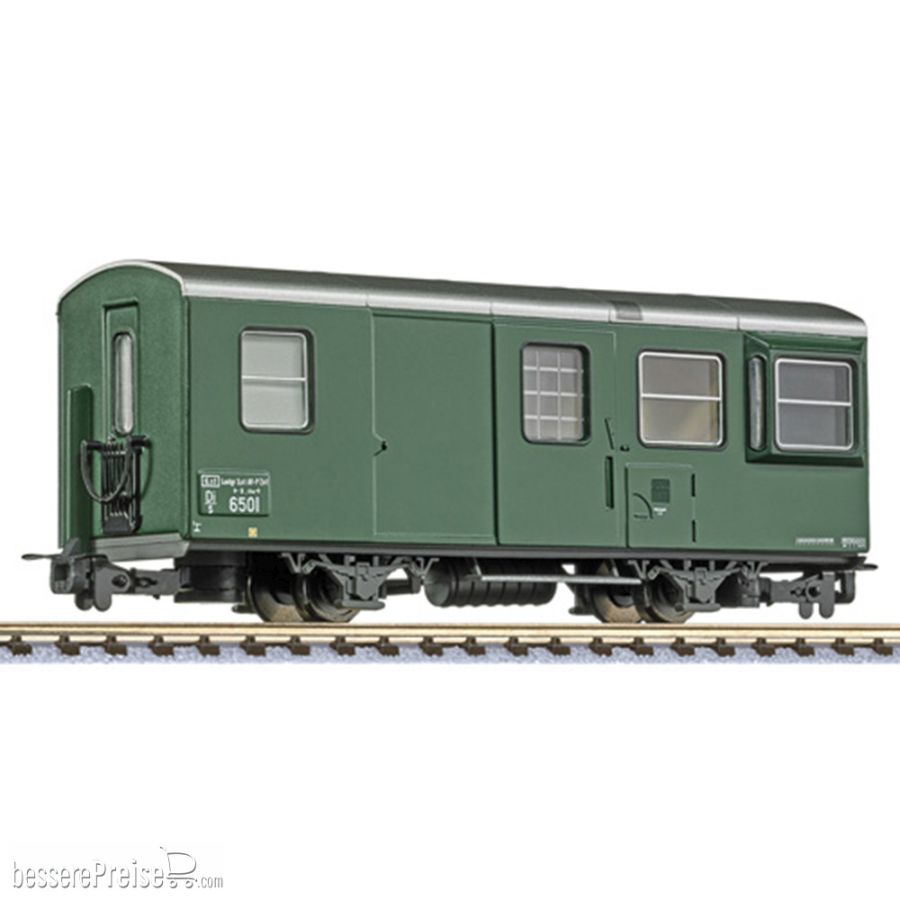 2-achsiger Dienstwagen, D/s, 6501, grün, ÖBB, Ep.III-IV