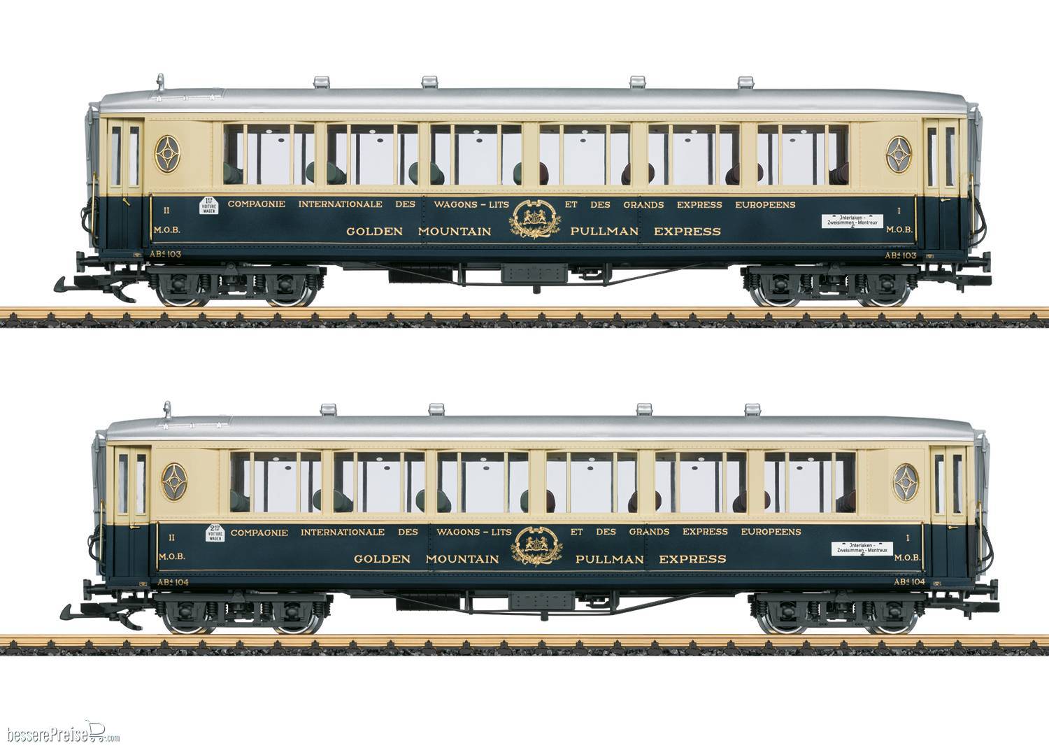 Personenwagen-Set 1 Golden Mountain Pullman Express
