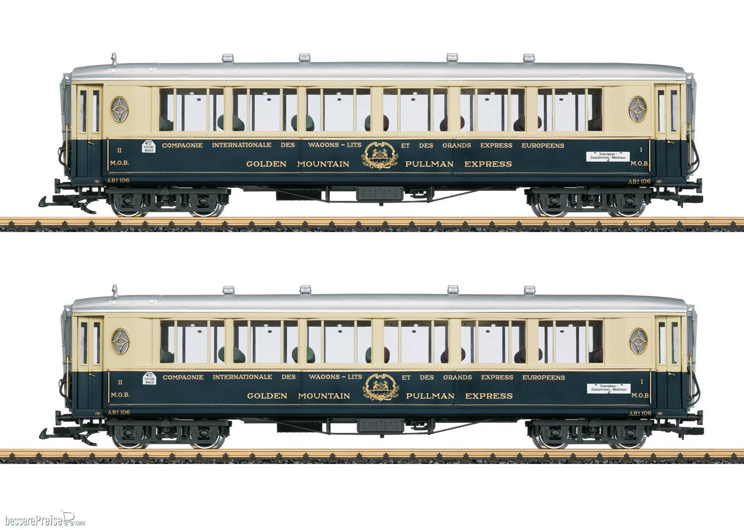 Personenwagen-Set 2 Golden Mountain Pullman Express