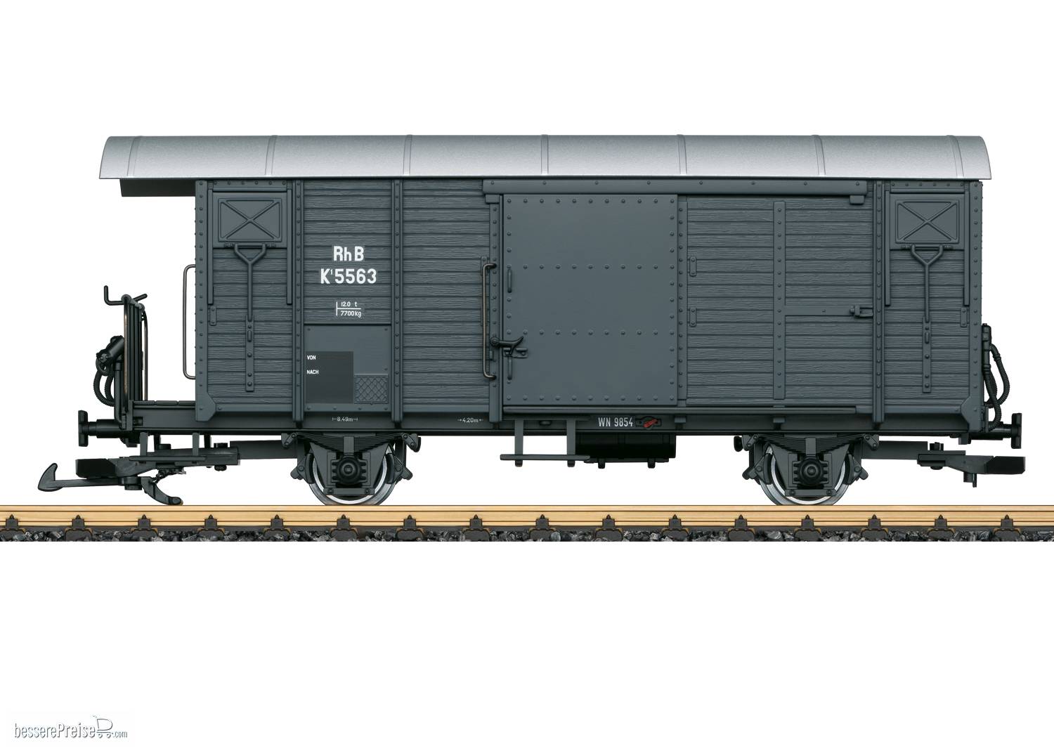 RhB gedeckter Güterwagen