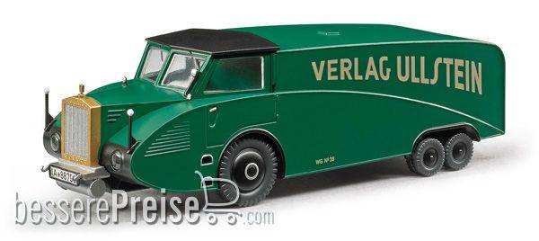 Liliput H0 (1:87) L937496 - Rumpler-LKW RuV 29, grün, Lackierung bei Ablieferung (Kühlergrill gold, Dach schwarz) | Modellbahn | Modelleisenbahn