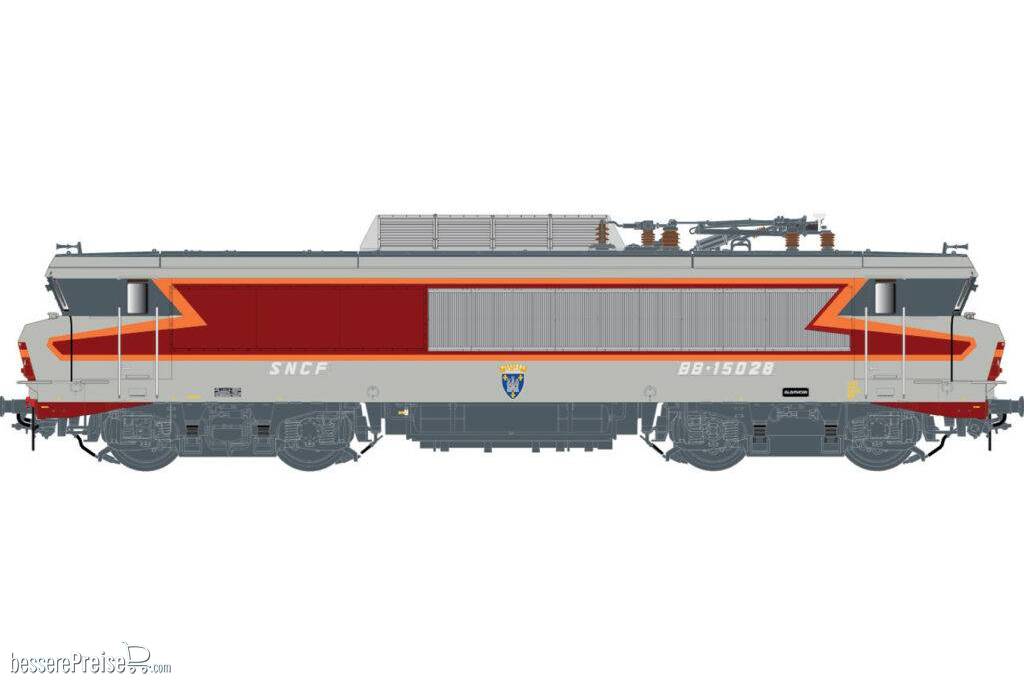 E-Lok BB 15028 SNCF Beton Arzenz Strasbourg, Ep.IV-V AC Soun