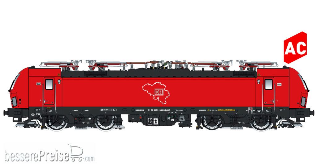 E-Lok BR 193 341 Vectron DB Cargo Belgien, Ep.VI, AC - Lemke