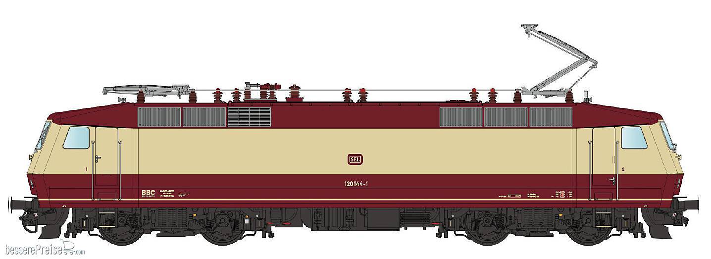 E-Lok BR 120 144 SEL, Ep.VI, AC Sound - Lemke