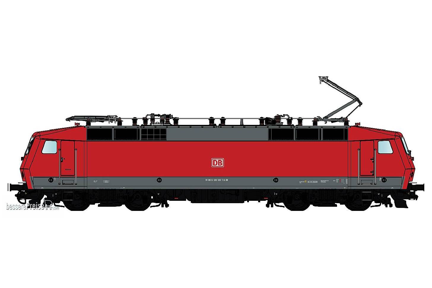 E-Lok BR 120.2 DB Regio, Ep.VI, AC - Lemke