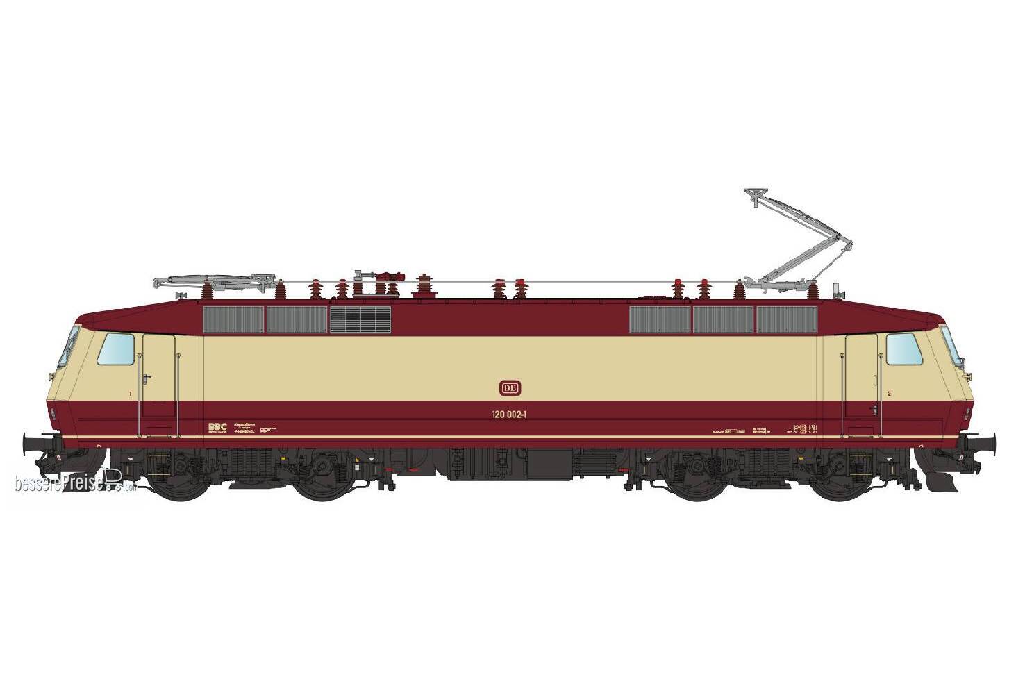 E-Lok BR 120.0 DB, Ep.IV, AC - Lemke