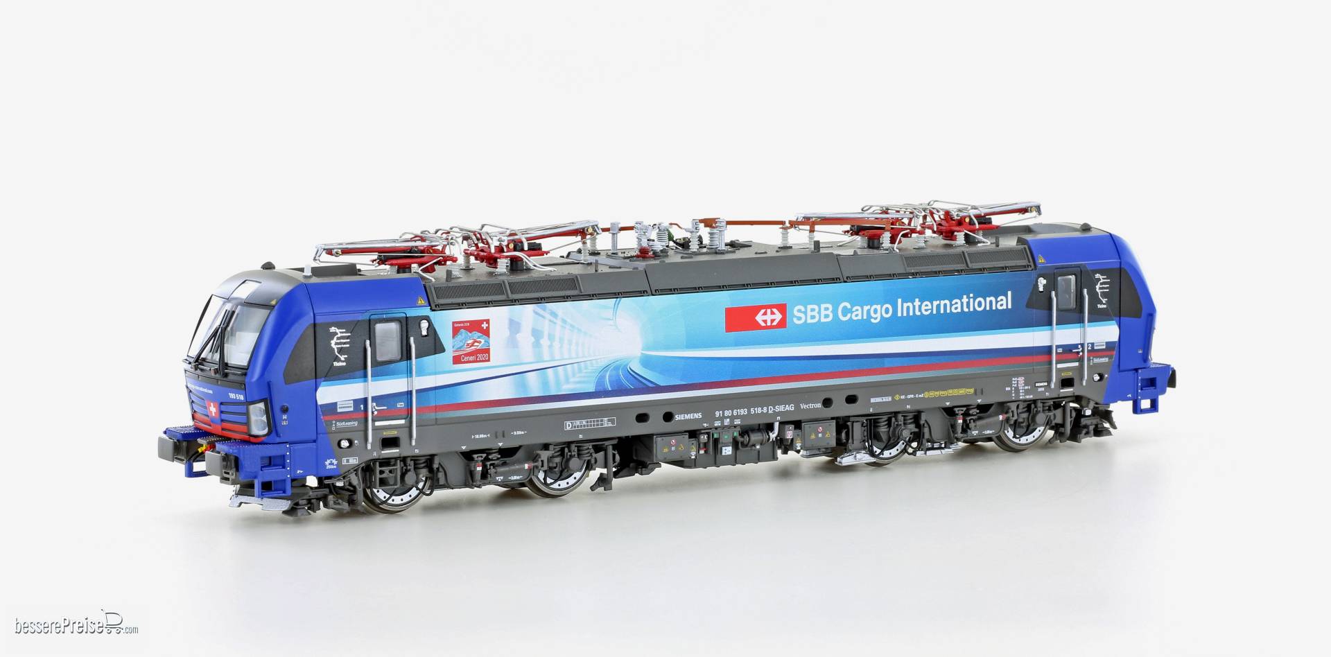 E-Lok BR 193 518 SBB Cargo / Ceneri, Ep.VI - Lemke