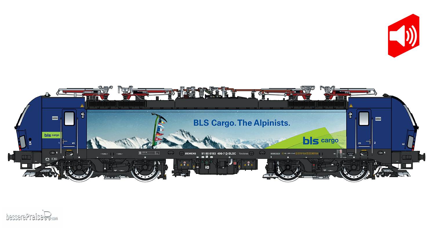 E-Lok BR 193 Vectron HUPAC / BLS Cargo, Ep.VI, Sound - Lemke