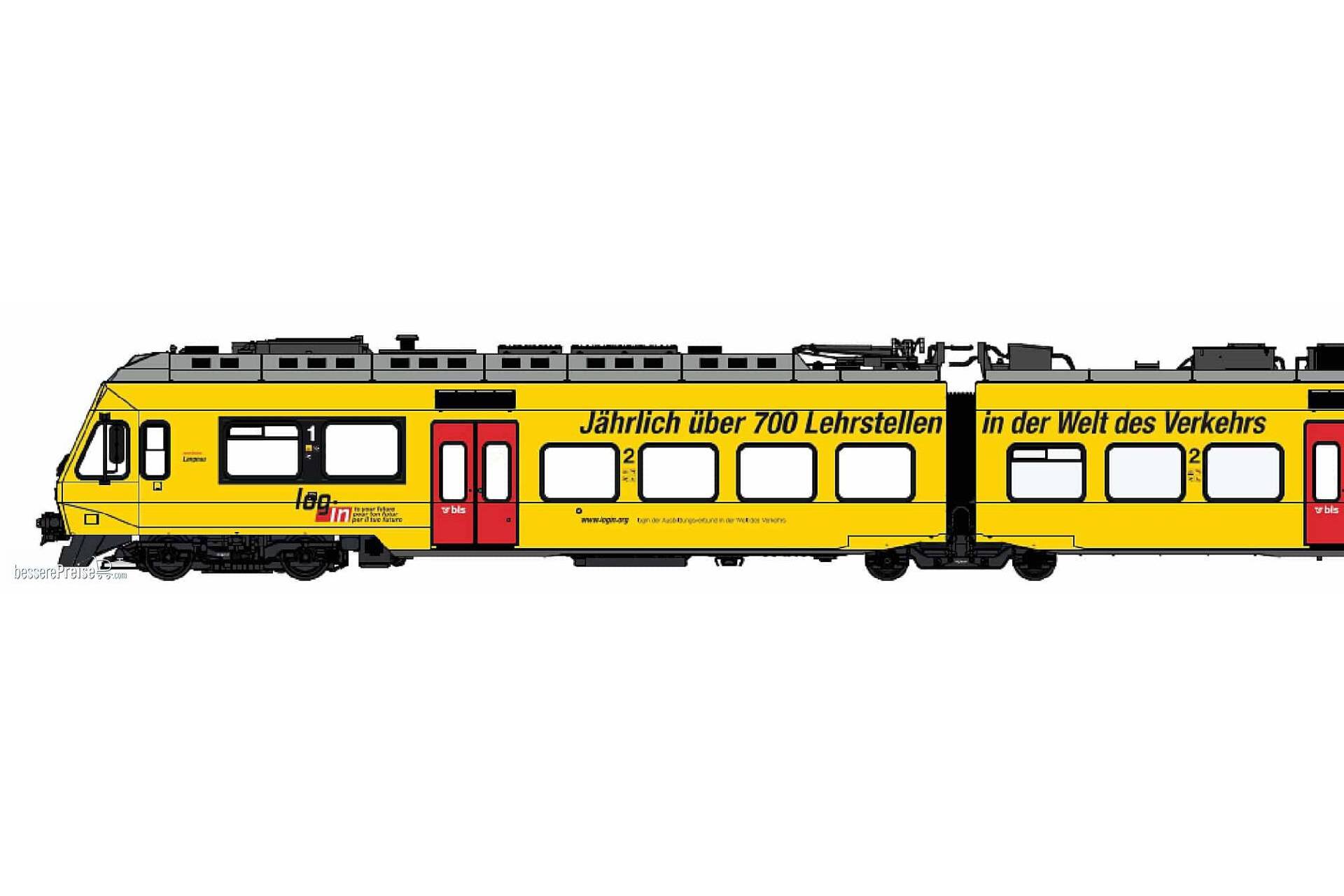 Triebzug RABe 525 NINA, 3-tlg. BLS/Login, Ep.VI, AC Sound