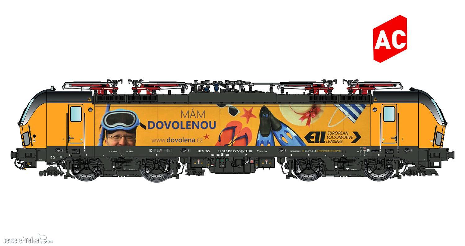 E-Lok BR 193 Vectron Regiojet, Ep.IV, Werbung, AC - Lemke