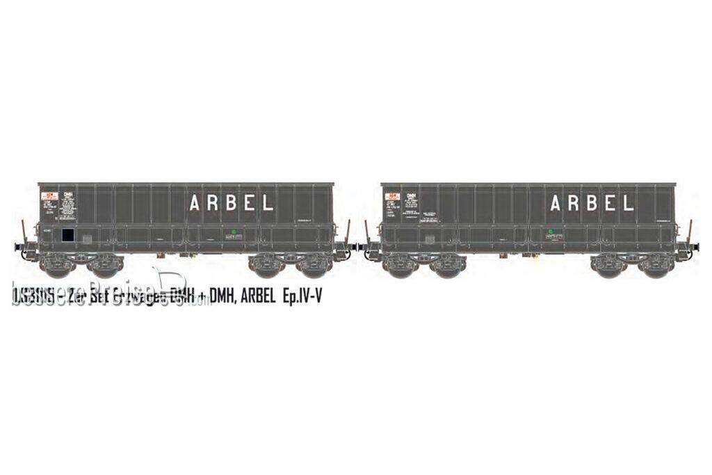 2er Set Erzwagen DMH SNCF / ARBEL, Ep.IV-V - Lemke