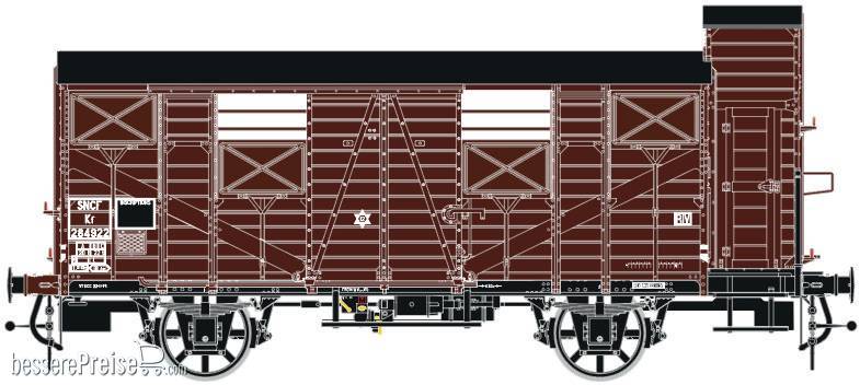 Ged. Güterwagen Kf 29 OCEM SNCF, Ep.IIIb