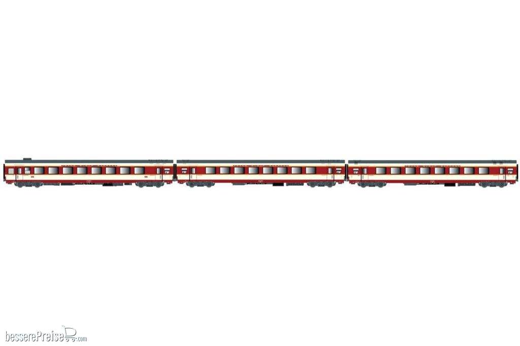 3er Set GCWagen A3rtux+A8tu+A8u SNCF, Ep.IV, Aquitaine, AC