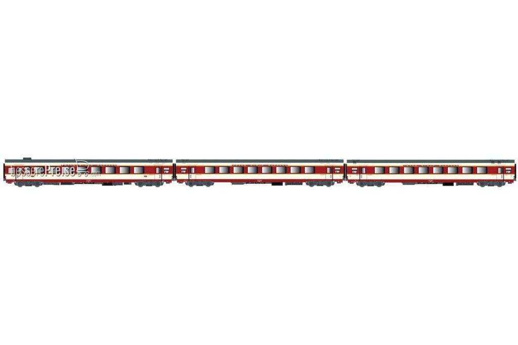 3er Set GCWagen A3rtux+A8tu+A8u SNCF, Ep.IV, Aquitaine