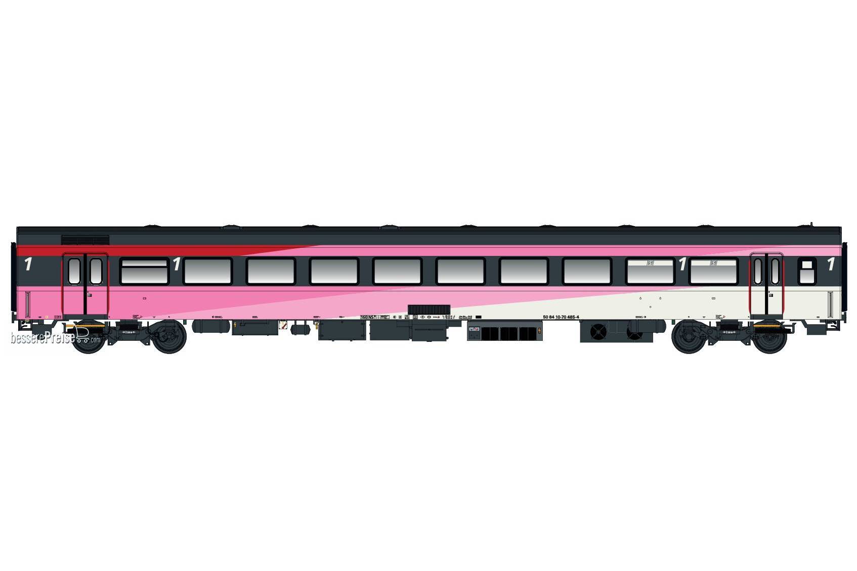 Personenwagen ICRm 1.Kl. A NS/FYRA, Ep.VI, Wg.22 - Lemke