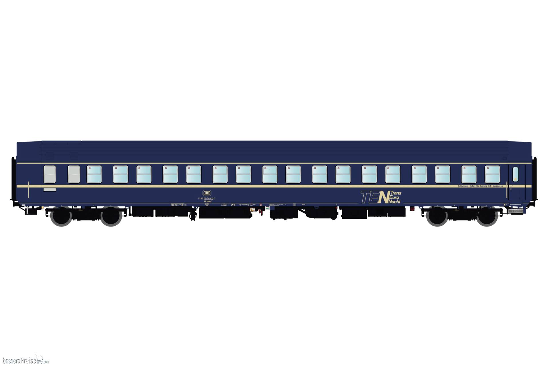 Schlafwagen WLABsm166 (T2S) DB/TEN, Ep.IVc