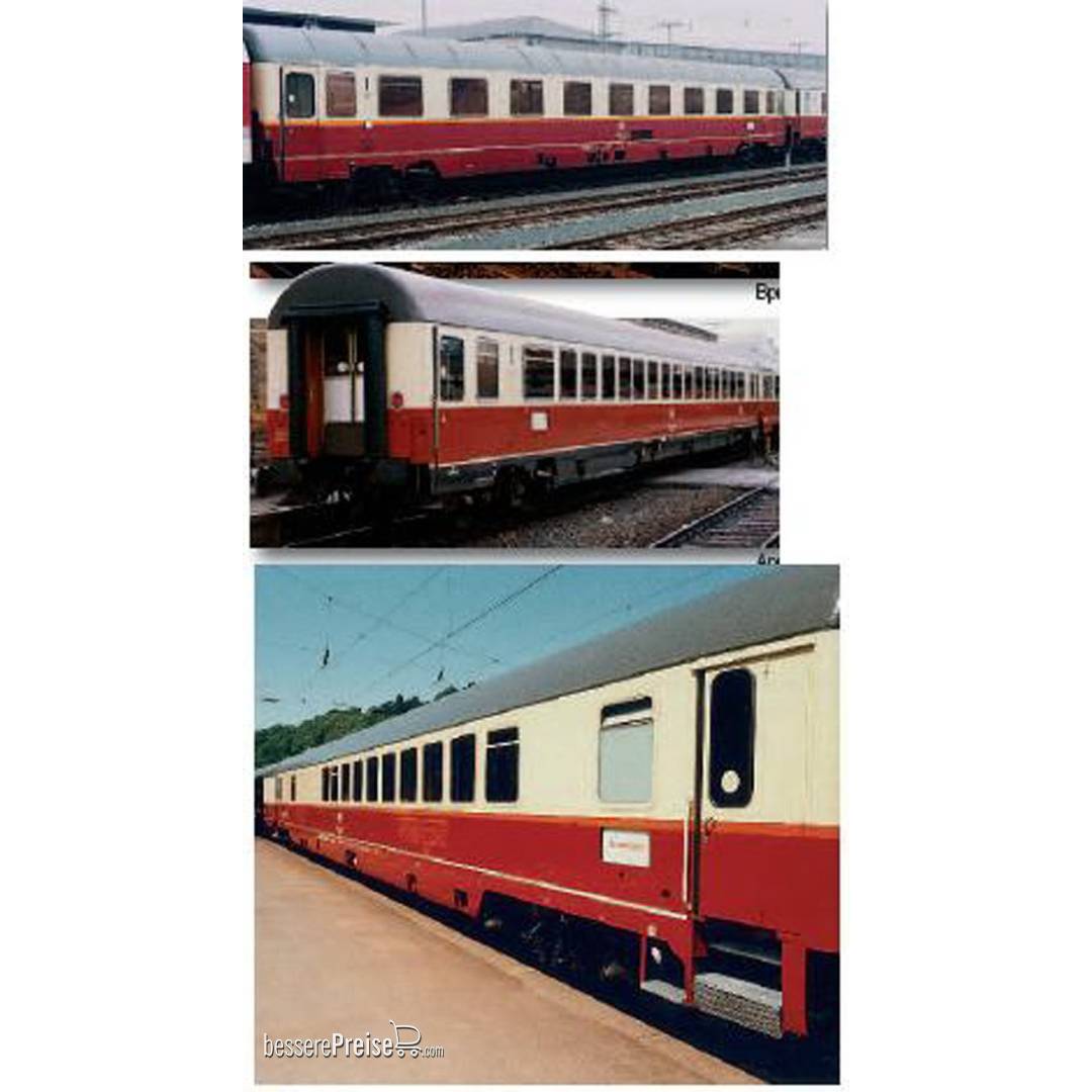 Rheingold IC Set 1.Kl.Abteilwagen 1.Kl.Großraumw.Clubw. IVb - Lemke