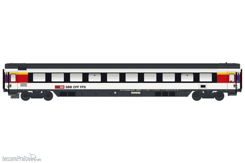 EC Personenwagen, 1.Kl. Apm SBB, Ep.VI, neue Farbgebung