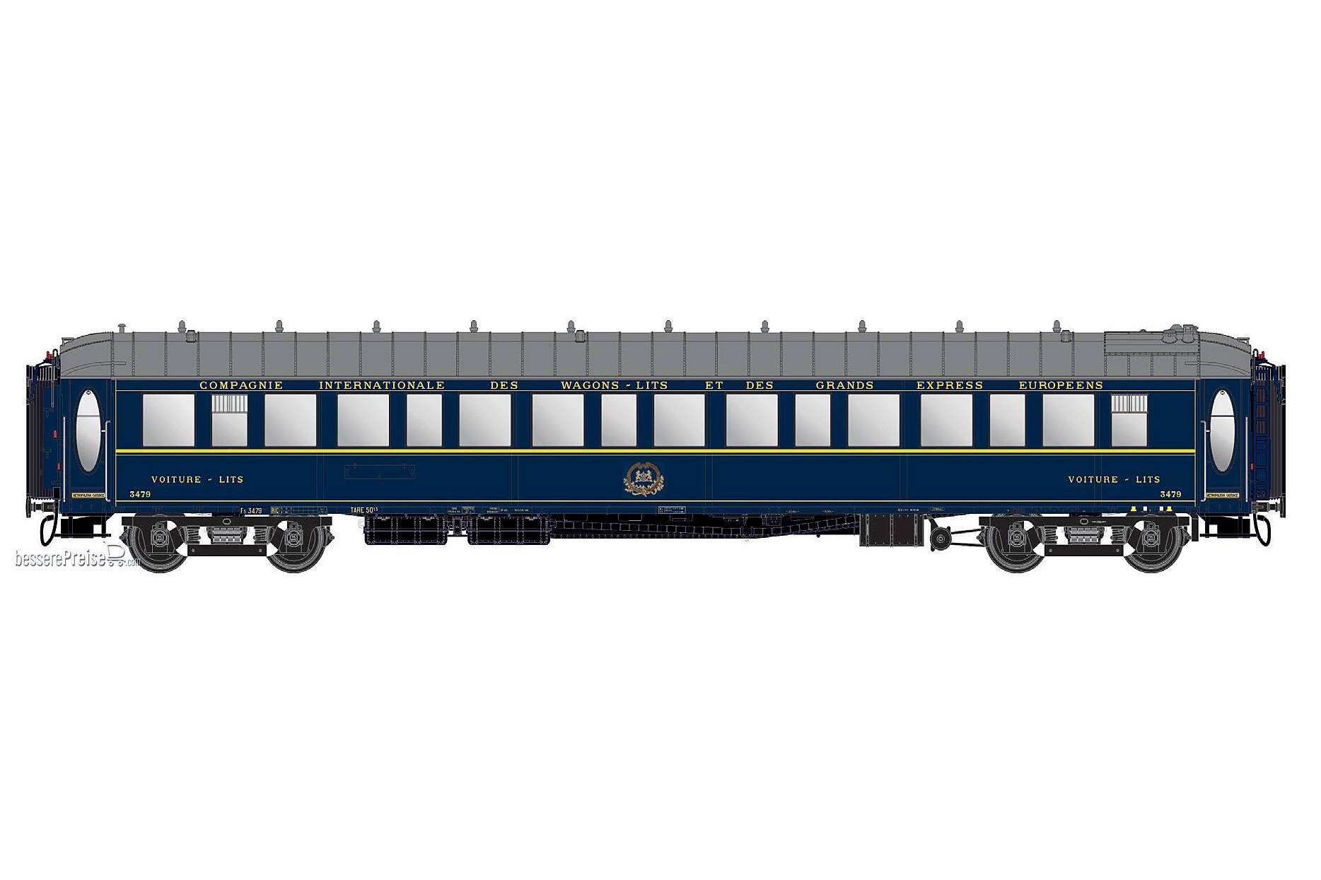 Schlafwagen Lx20 CIWL, Ep.IIIb, Innenbeleuchtung - Lemke