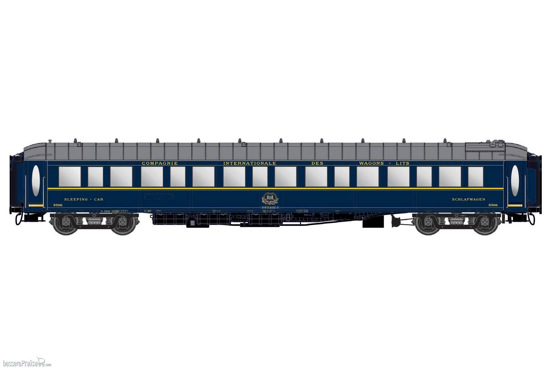 Schlafwagen Lx20 CIWL, Ep.IV, Innenbeleuchtung - Lemke