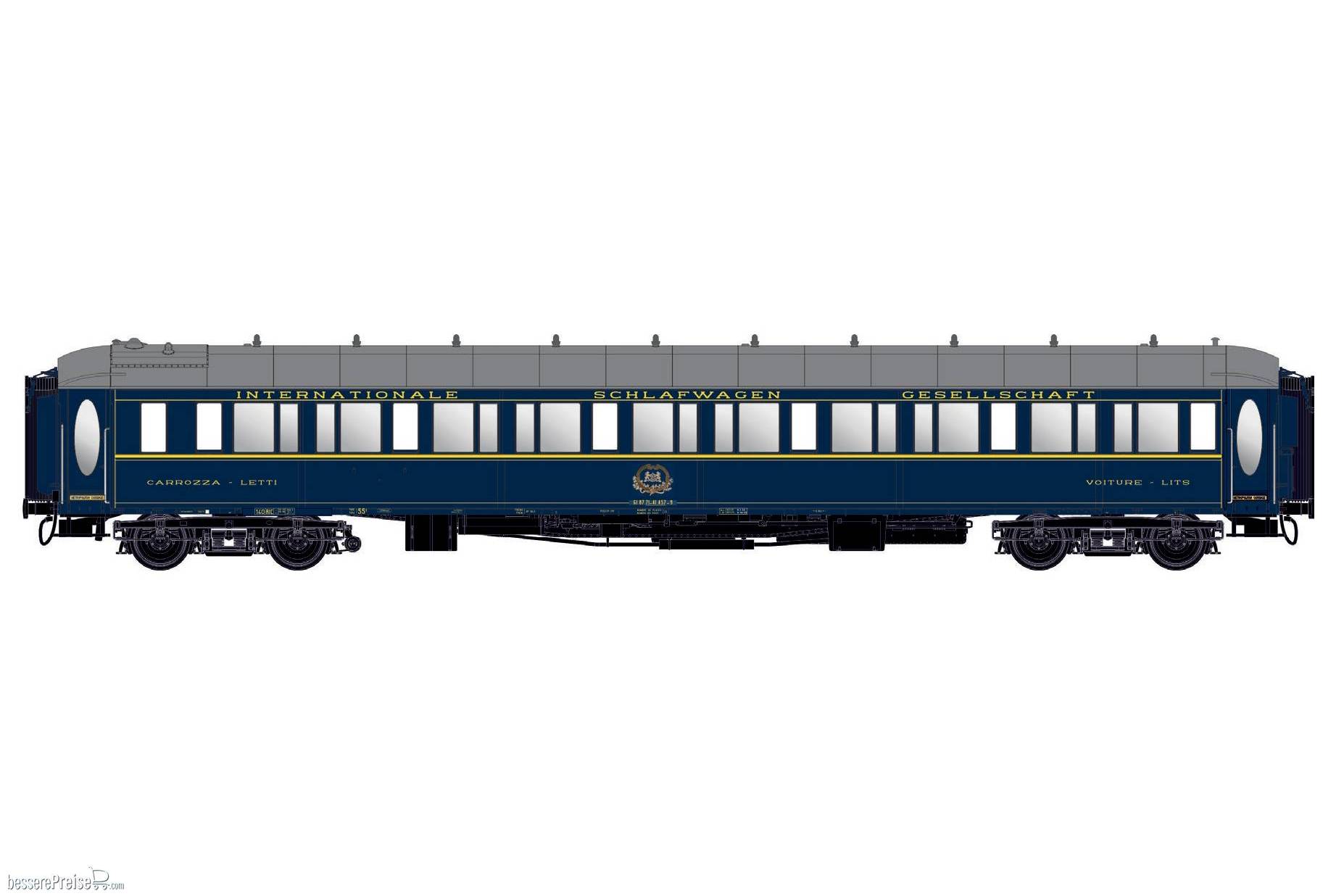 Schlafwagen Lx20 CIWL, Ep.IV, Innenbeleuchtung - Lemke