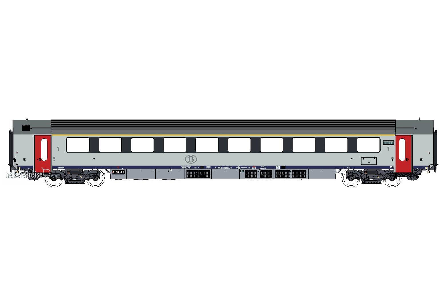 Personenwagen I11, 1.Kl. SNCB, Ep.V, AC - Lemke