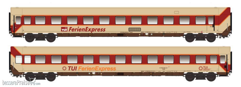 2er Set Liegewagen TUI Ferienexpress, Ep.IV, Set II