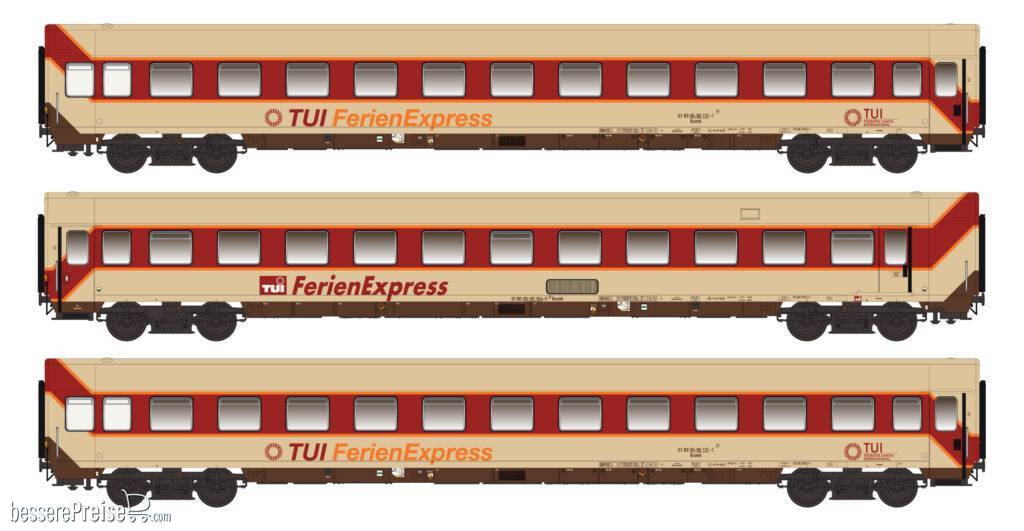 3er Set Liegewagen TUI Ferienexpress, Ep.IV, Set I