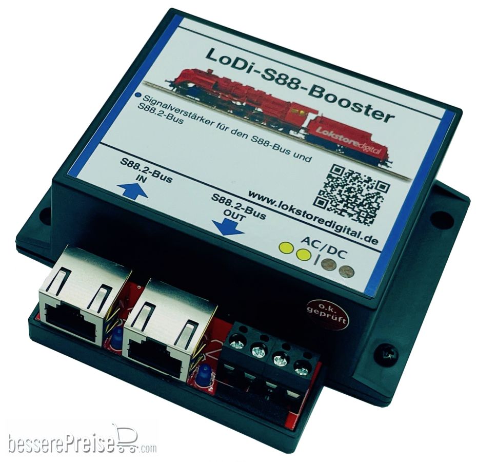 Lokstore Digital LoDi002 - LoDi-s88-Booster | Modellbahn | Modelleisenbahn