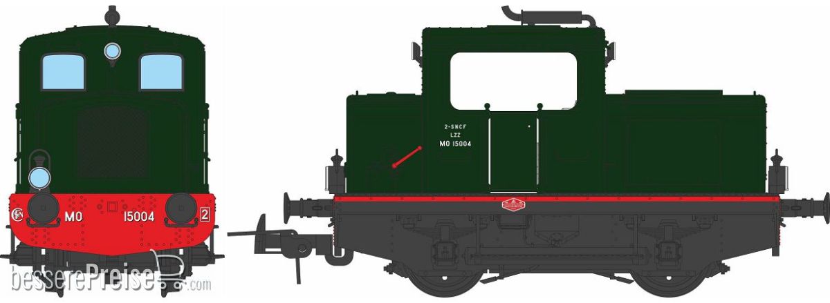 MOYSE 32 TDE, SNCF Green 306, Marchal light Era III - DCC Sound (RERUN)