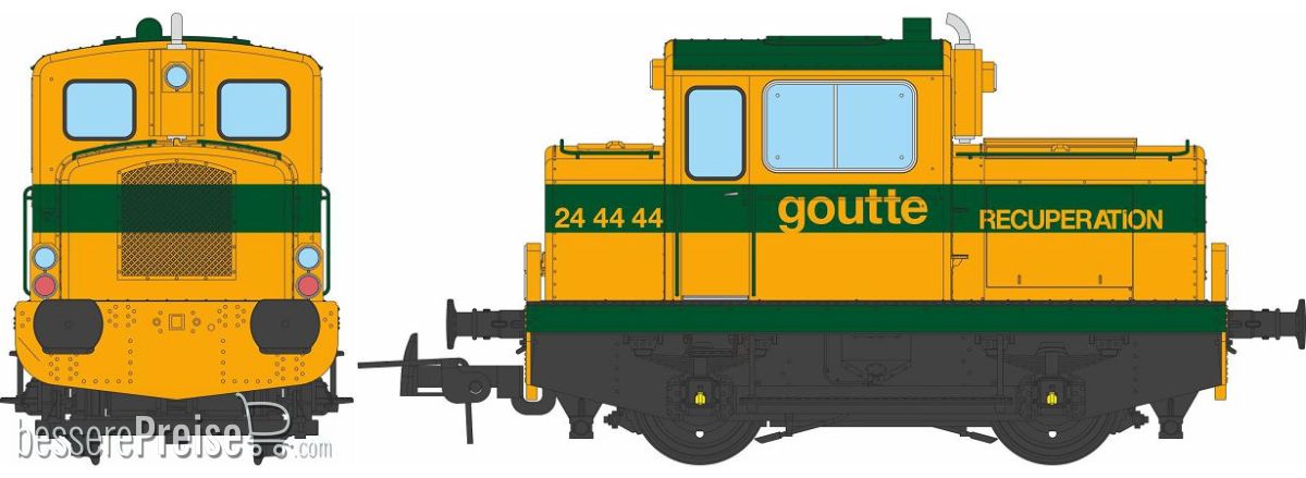 MOYSE 32 TDE, INDUSTRIAL Ex-SNCF scrap dealer « GOUTTE » (Switzeland) Era IV-V - DCC SOUND