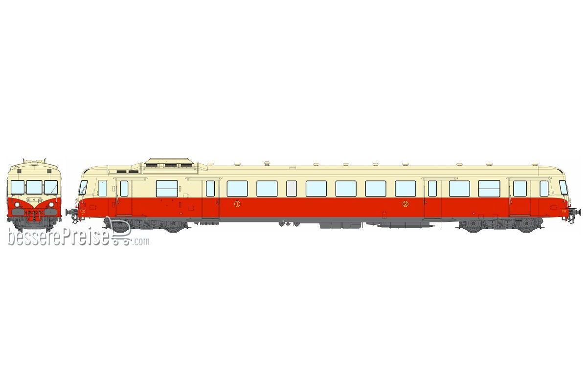 X 2825 Origin, Red 605 and Cream 407, TOULOUSE, SNCF Era III - AC SOUND