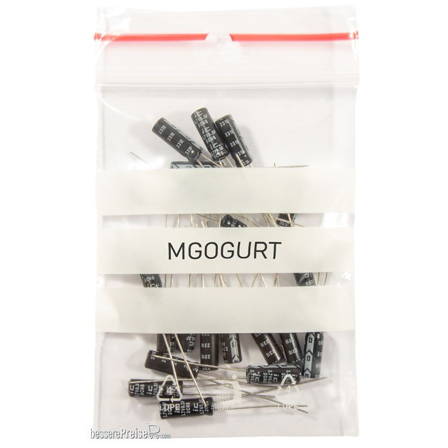 Zimo MGOGURT - 20 x Miniatur-Goldcaps 0,3F/2,7V, 4 x 12 mm, für Decoder wie MS580N18 zur Erweiterung des internen Speich | Modellbahn |