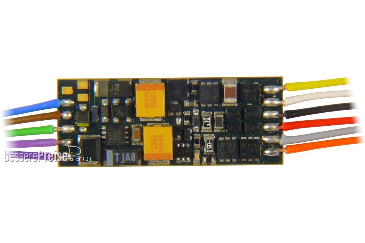Zimo MX649R - Variante des MX649, 8-pol Schnittstelle NEM652 an Drähten | Modellbahn | Modelleisenbahn