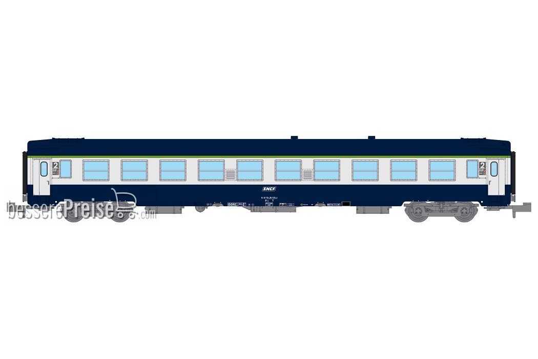 UIC SLEEPING CAR, Low roof, framed logo, Blue TEN color Era IV