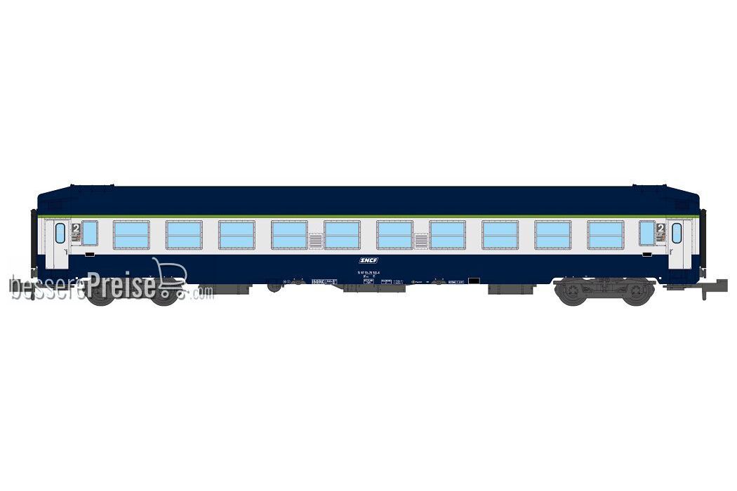UIC SLEEPING CAR, High roof, framed logo, Blue TEN color Era IV