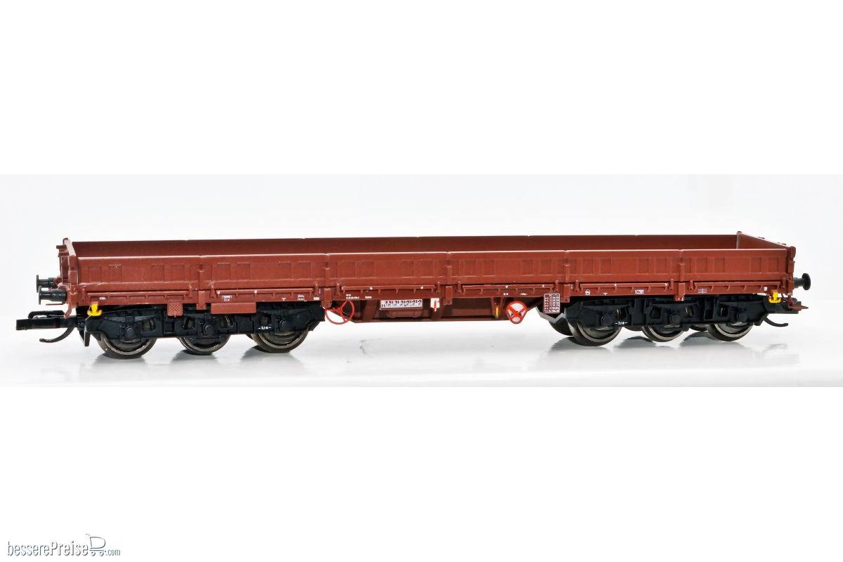 6-achsiger Schwerlastwagen Bauart Samms 4860, DR (Ep IV), braun-braun-schwarz, unbeladen