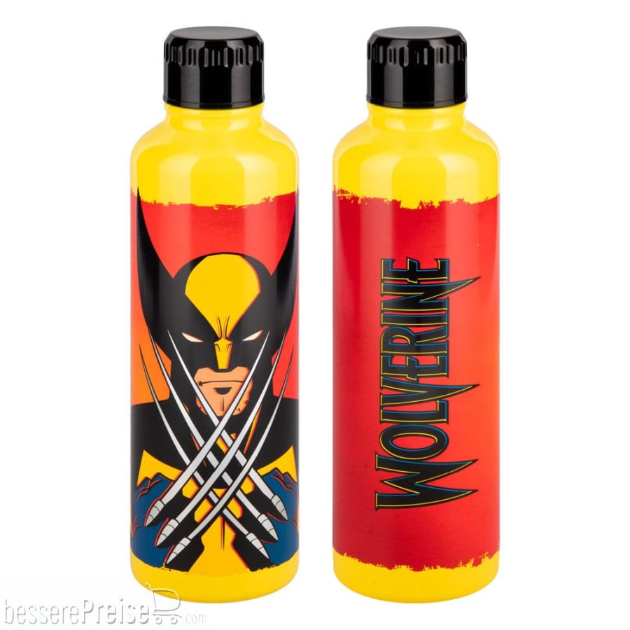 Paladone Products PP14785XM - Marvel Metal Trinkflasche X-Man Wolverine