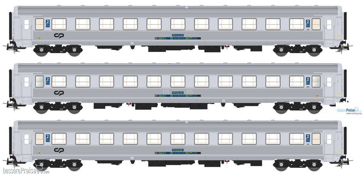 3 pcs. SET Carruagens Sorefame 21-40 Sud Expresso II
