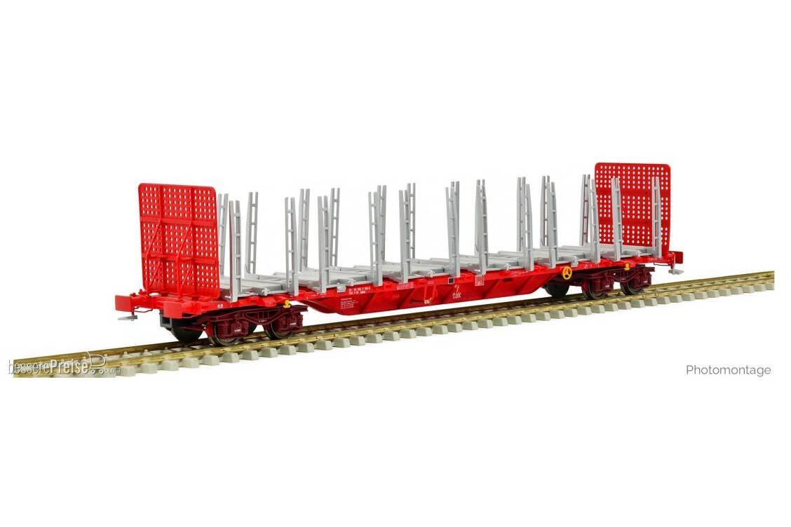 Sgnss Takargo 029 60 container wagon Innofreight Timber Stanchions