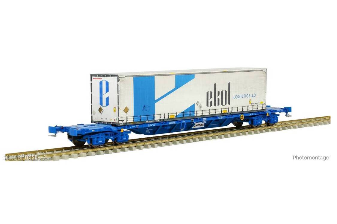 Sgnss Captrain 052 60 container wagon Swap Body "Ekol Logistics"