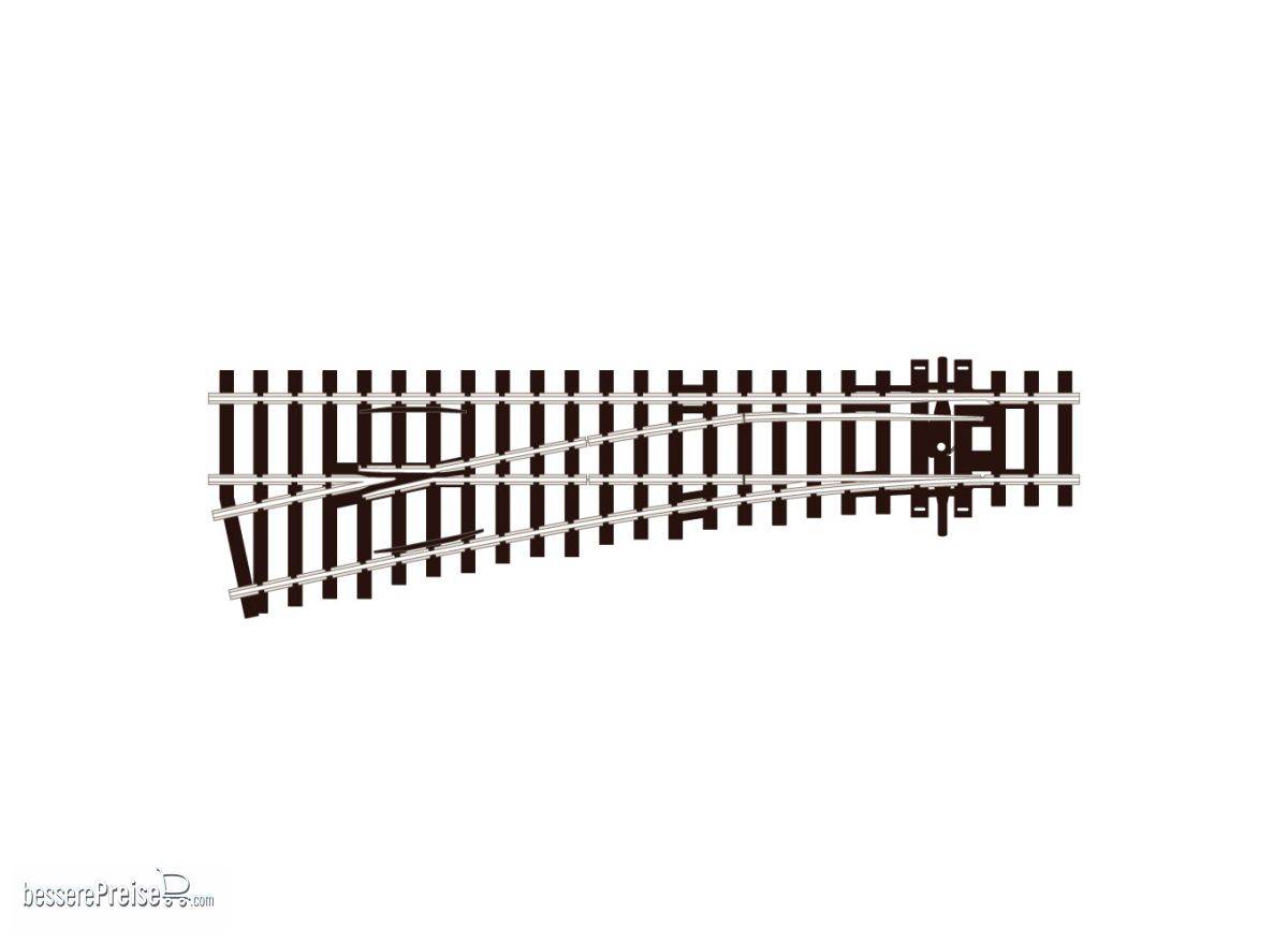 Peco H0 (1:87) SL-E92 - Code 100 Weiche links 12° kleiner Radius | Modellbahn | Modelleisenbahn