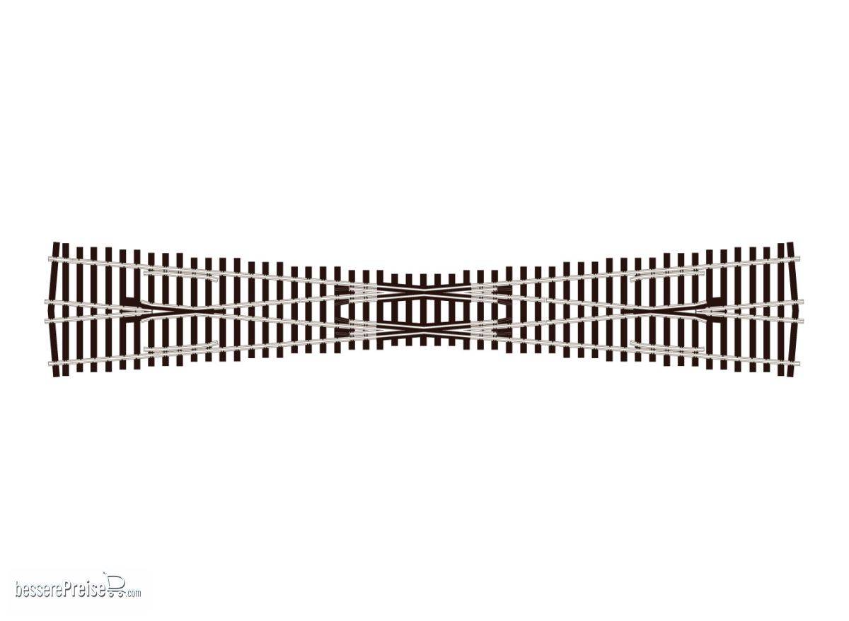Peco SL-U8364 - H0 Code 83 Kreuzung 9,5° | Modellbahn | Modelleisenbahn