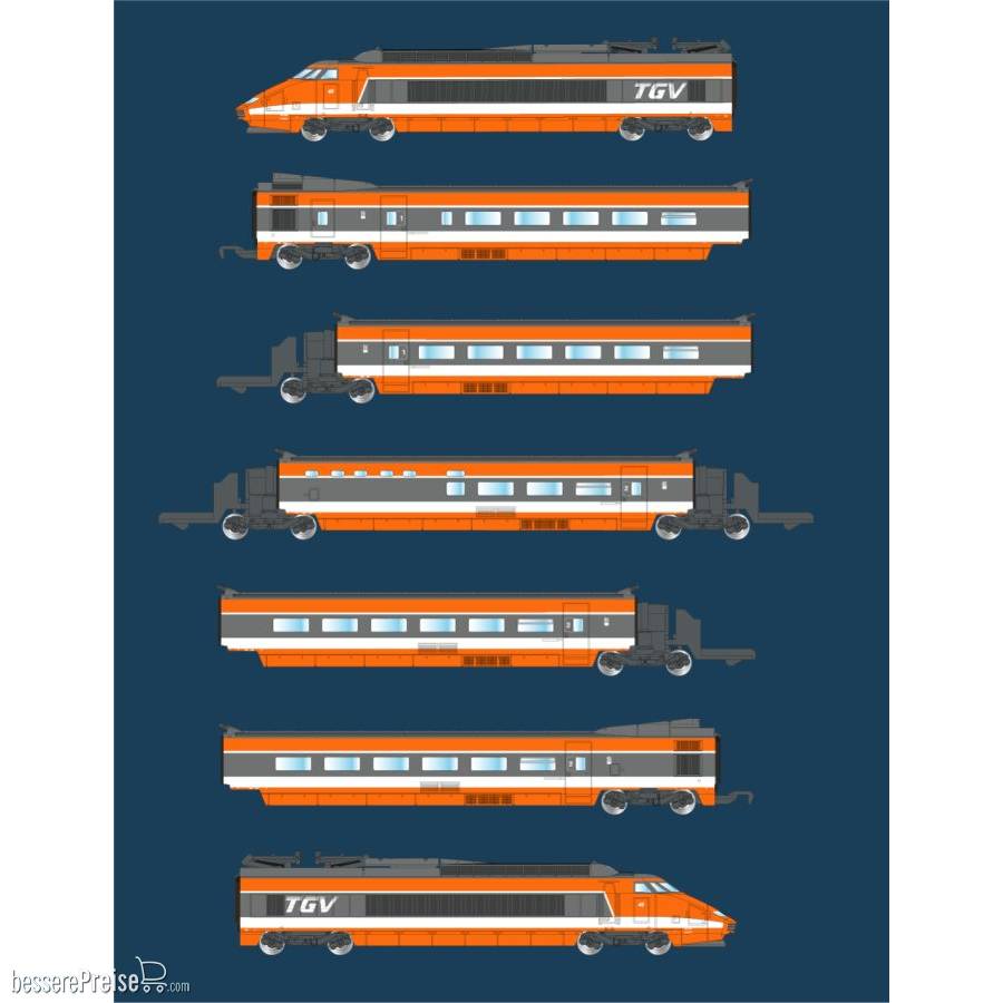 TGV Sud-Est - orange - analog