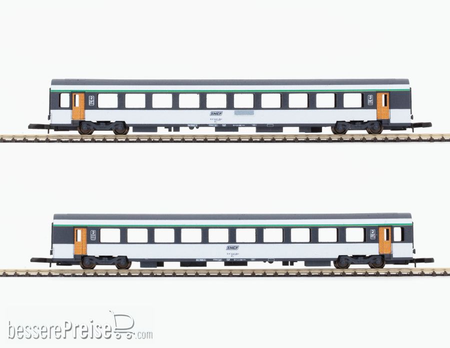 Personenwagenset CORAIL mit 2 2. Klasse-Personenwagen – SNCF
